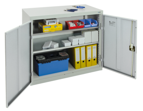 stumpf Kast met openslaande deuren met gegalvaniseerde legborden, breedte 1000 mm