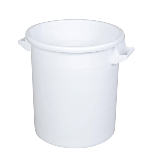 Ton vaatwasserbestendig, wit, 50 l, rond