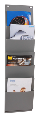 EICHNER Bureauplanner met 6 vakken, antraciet