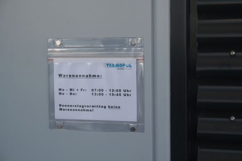 EICHNER Insteekhoes, DIN A4, voor de bevestiging met magneet