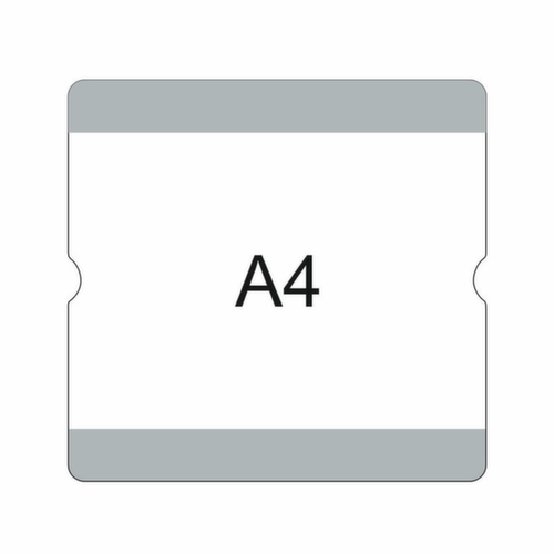 EICHNER Zelfklevende beschrijfbare hoes, grijs