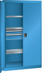 LISTA Zwaarlastkast met openslaande deuren, breedte 1100 mm