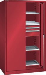 LISTA Zwaarlastkast met draaischuifdeuren, breedte 1146 mm