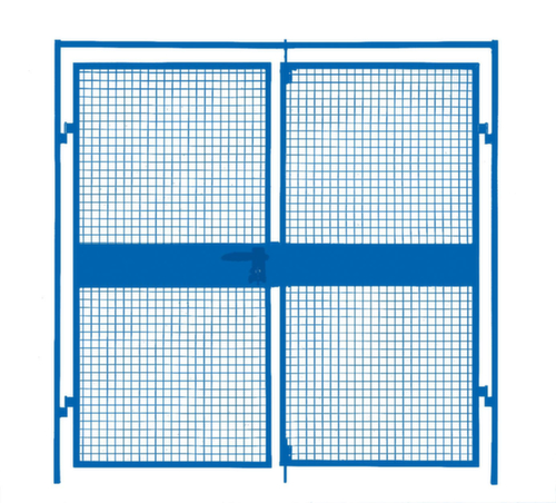 Dubbele openslaande deur voor scheidingswandsysteem, breedte 2000 mm