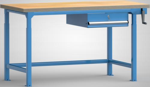 KLW Lutz In hoogte verstelbare werkbank met laden, 1 lade