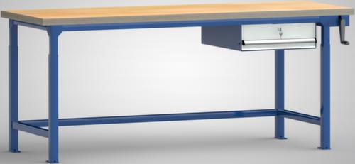 KLW Lutz In hoogte verstelbare werkbank met laden, 1 lade