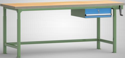 KLW Lutz In hoogte verstelbare werkbank met laden, 1 lade