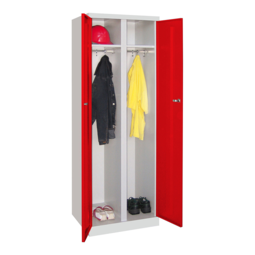 PAVOY Kleding/linnenkast Basis Plus met 2 compartimenten, vakbreedte 300 mm
