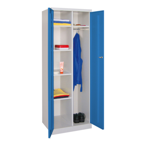 PAVOY Kleding/linnenkast Basis Plus met 4 legplanken, vakbreedte 300 mm