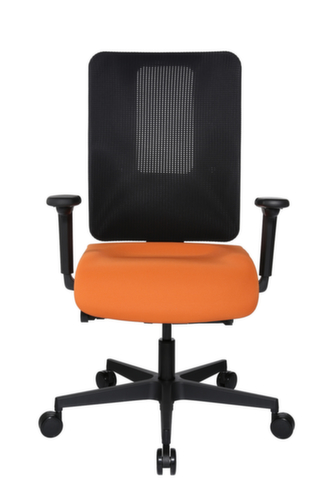 Topstar Bureaustoel Sitness Open X (N) Deluxe inkl. AL "TW2" met verschuifbare zitting, rugleuning met netbekleding, oranje