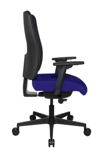 Topstar Bureaustoel Sitness Open X (N) Deluxe inkl. AL "TW2" met verschuifbare zitting, rugleuning met netbekleding, blauw