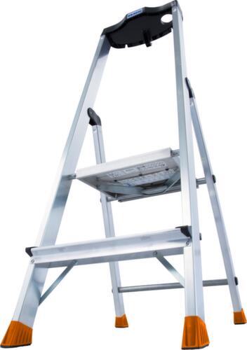 Krause Trapladder PlusLine Monto® Sepuro, 2 extra diepe geribbelde treden