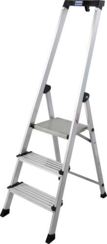 Krause Trapladder PlusLine Monto® Safety, 3 trede(n) met traanplaatprofiel