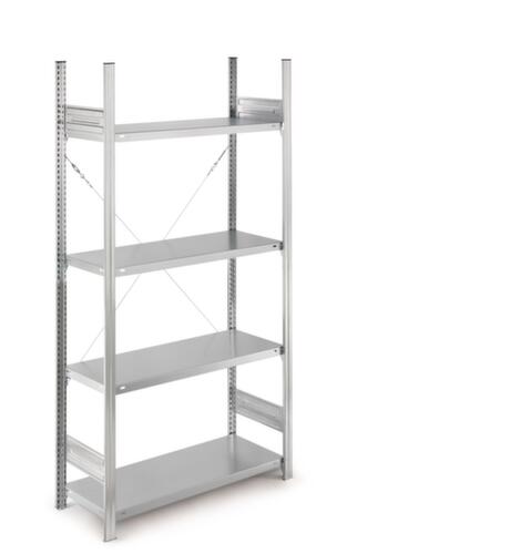 Magazijn-inhaakstelling ISIPACK©, hoogte x breedte x diepte 2000 x 1060 x 335 mm, 4 legborden