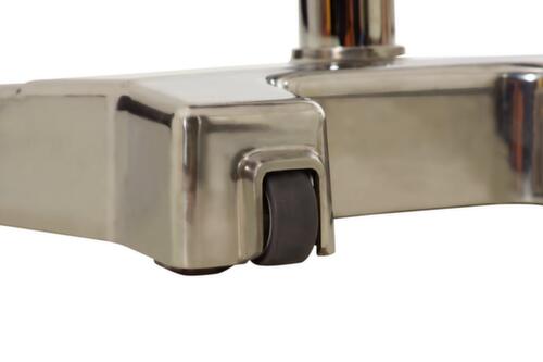 Lotz Stahulp met brede comfortzitting, zithoogte 630 - 850 mm