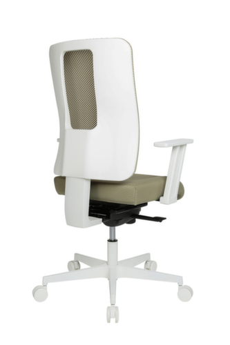 Topstar Bureaustoel Sitness Life 50 met opengewerkte rugsteun, netrugleuning met open rugdrager, modderkleurig