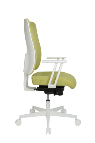 Topstar Bureaustoel Sitness Life 50 met opengewerkte rugsteun, netrugleuning met open rugdrager, mosterdgroen