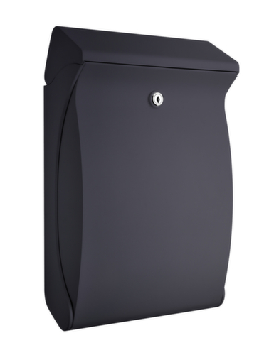 Wandbrievenbus Swing van kunststof, antraciet
