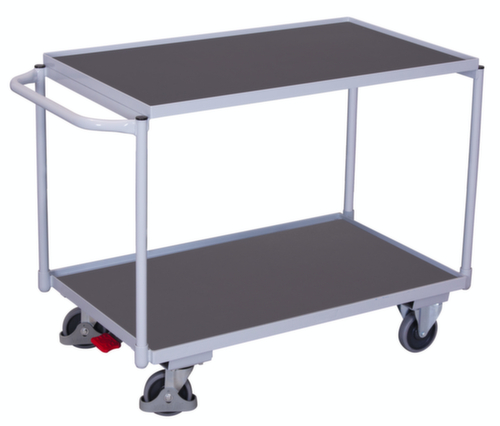 VARIOfit Tafelwagen 985x590 mm, draagvermogen 250 kg, 2 etages