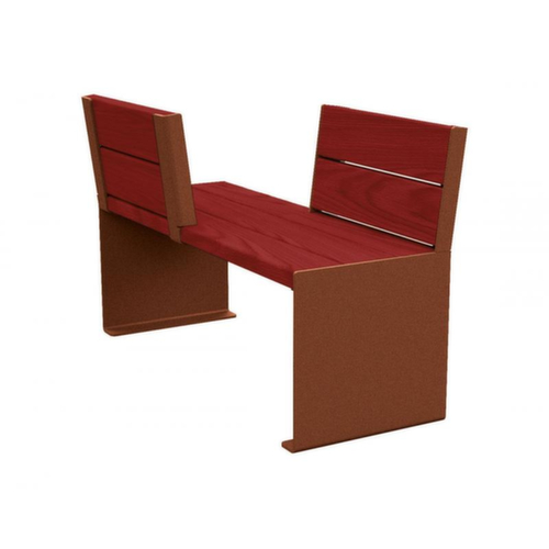 Tegenover elkaar staande bank Kube