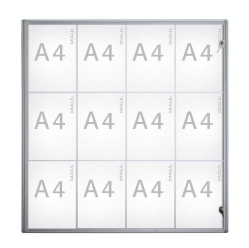 MAUL Wandvitrine MAULextraslim voor binnenshuis