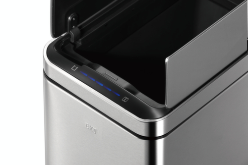 Sensorafvalbak EKO Deluxe Phantom van RVS, 30 l