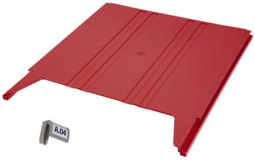 EICHNER Wandsorteerder Flat Opbergvak, rood