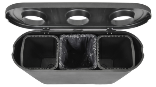 Afvalverzamelstation Triomf met 3 verzameleenheden, 3 x 45 l