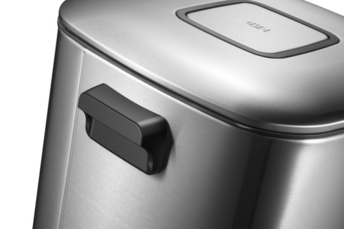 Vierkante pedaalemmer EKO Regent, 6 l, wit