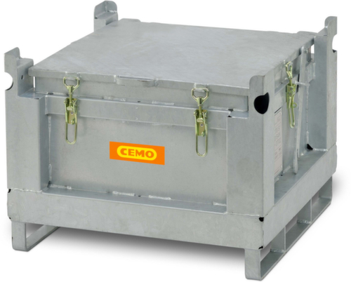 Cemo Lithium-ionen voorraadhouder met rubberen afdichting, inhoud 120 l