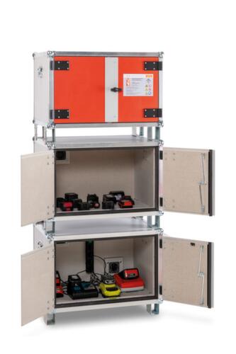 Lithium-ion ladekast voor batterijen