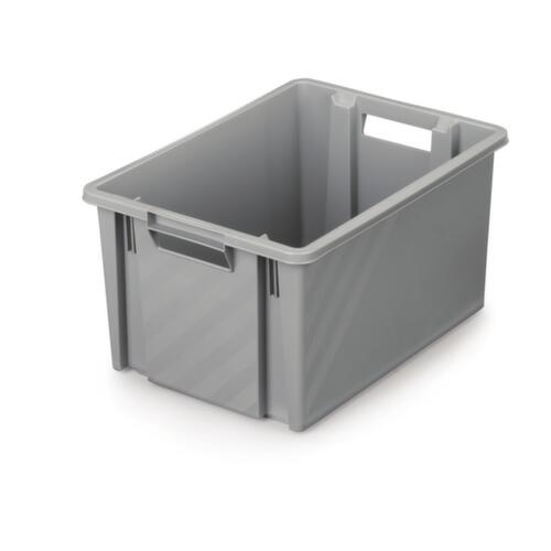 Draaistapelbak, grijs, inhoud 18 l