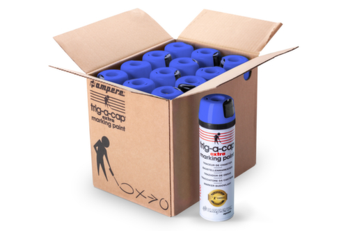 a.m.p.e.r.e. Markeerspray trig-a-cap EXTRA, blauw