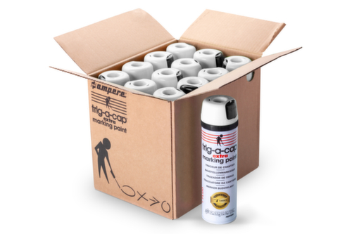 a.m.p.e.r.e. Markeerspray trig-a-cap EXTRA, wit