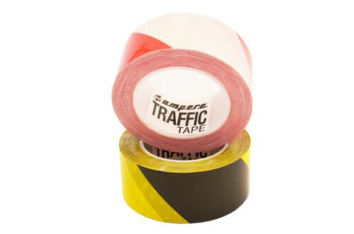 a.m.p.e.r.e. Vloermarkeringstape TRAFFIC Tape Standard, rood/wit