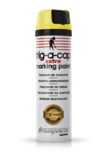 a.m.p.e.r.e. Markeerspray trig-a-cap EXTRA, geel