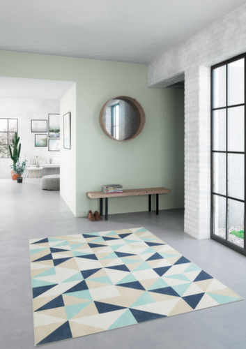 Paperflow Licht vloerkleed Canvas van meerkleurig garen