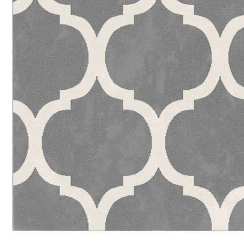 Paperflow Licht vloerkleed Canvas van meerkleurig garen