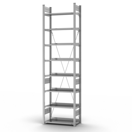 hofe Inhaakstelling voor dossiers, 8 vloer, met corrosiebeschermende zinklaag