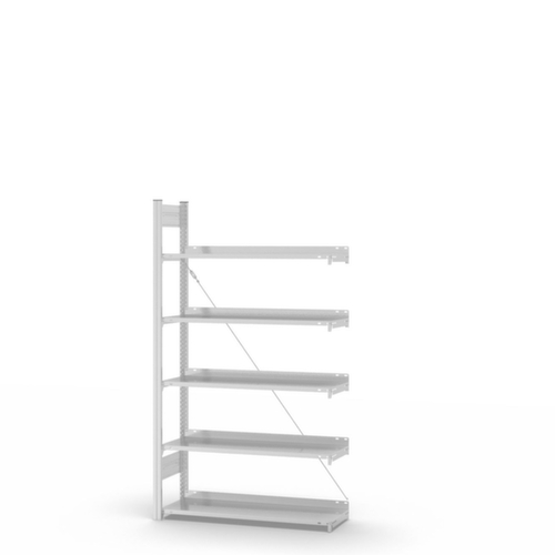 hofe Inhaakstelling voor dossiers aanbouwsectie, 5 vloer, RAL7035 lichtgrijs