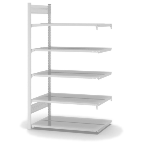 hofe Boutloos vijlrek Bevestigingsgebied voor gebruik aan beide zijden, 5 vloer, RAL7035 lichtgrijs