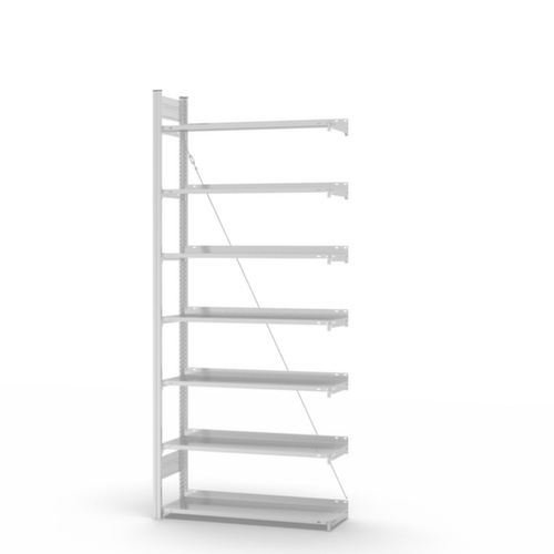 hofe Inhaakstelling voor dossiers aanbouwsectie, 7 vloer, RAL7035 lichtgrijs