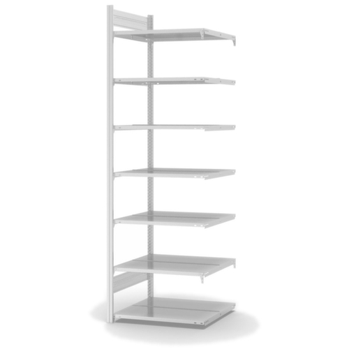 hofe Boutloos vijlrek Bevestigingsgebied voor gebruik aan beide zijden, 7 vloer, RAL7035 lichtgrijs