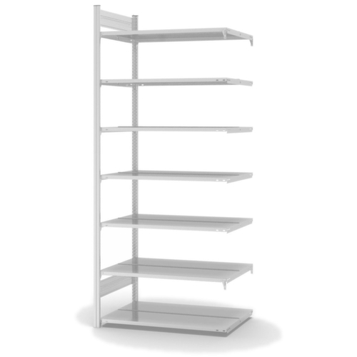 hofe Boutloos vijlrek Bevestigingsgebied voor gebruik aan beide zijden, 7 vloer, RAL7035 lichtgrijs