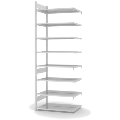 hofe Boutloos vijlrek Bevestigingsgebied voor gebruik aan beide zijden, 8 vloer, RAL7035 lichtgrijs