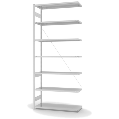 hofe Systeeminhaakstelling in standaard uitvoering, hoogte x breedte x diepte 3000 x 1310 x 535 mm, 7 legborden