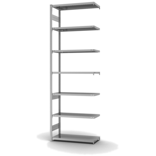 hofe Traversestelling in standaard uitvoering, hoogte x breedte x diepte 3000 x 1010 x 435 mm, 7 legborden