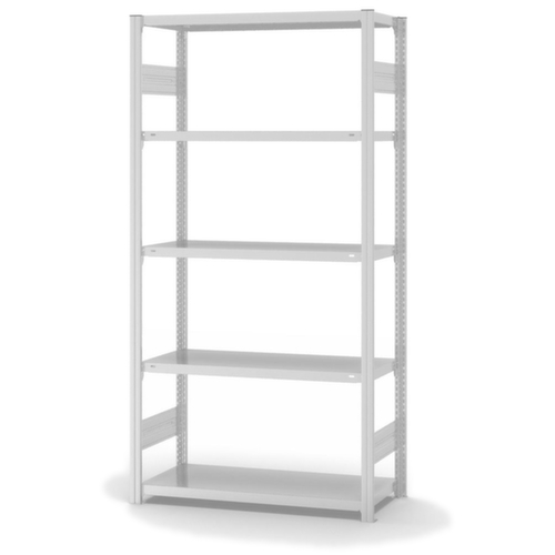 hofe Traversestelling in standaard uitvoering, hoogte x breedte x diepte 2000 x 1060 x 435 mm, 5 legborden