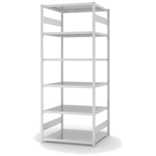 hofe Traversestelling in standaard uitvoering, hoogte x breedte x diepte 2500 x 1060 x 835 mm, 6 legborden