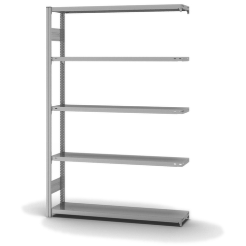 hofe Traversestelling in standaard uitvoering, hoogte x breedte x diepte 2000 x 1310 x 335 mm, 5 legborden